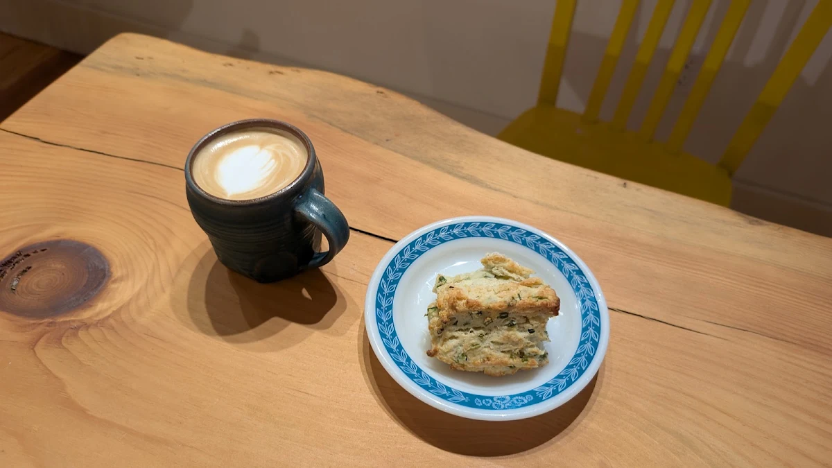 Cappuccino and Chive Biscuit