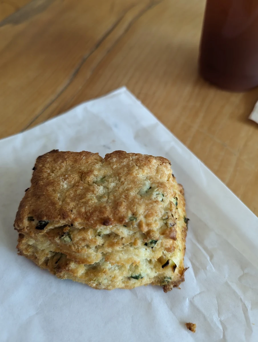 Chive and Sour Cream Biscuit