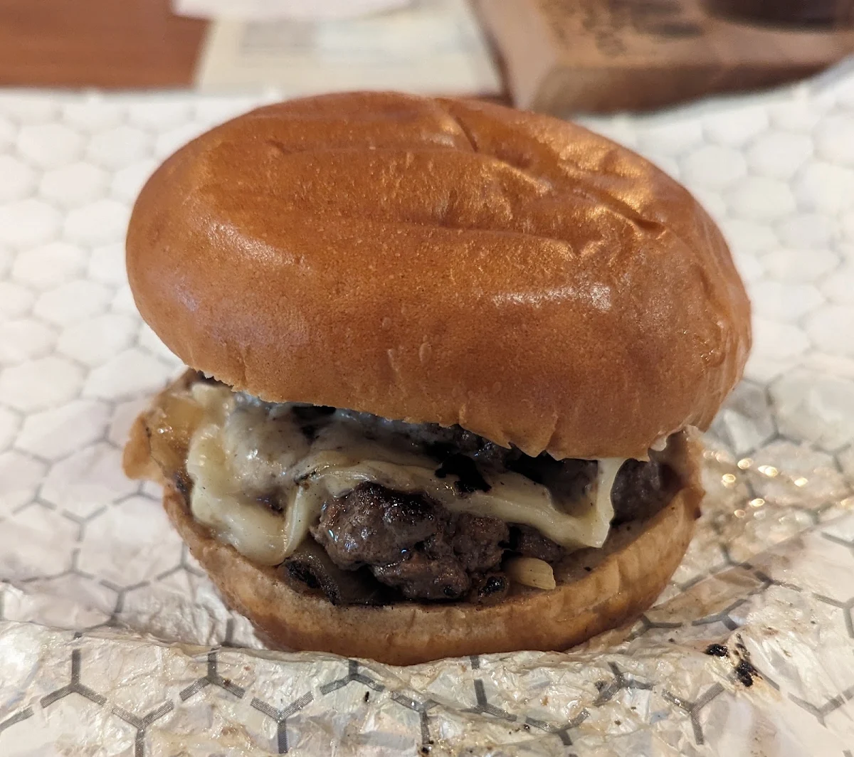 Single Smash Burger