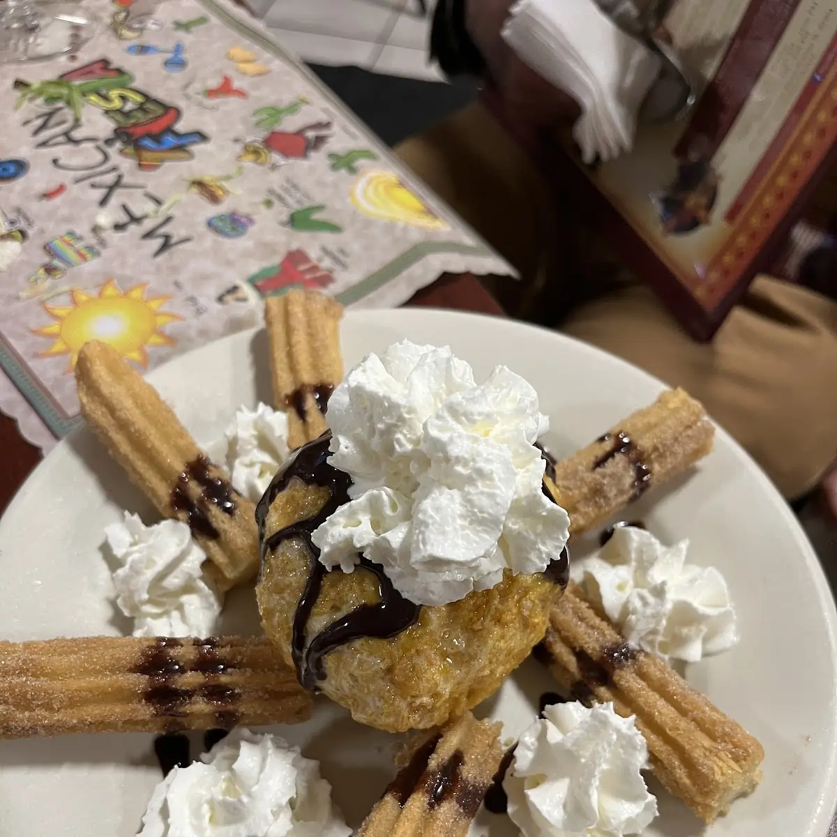 Churros with Fried Ice Cream