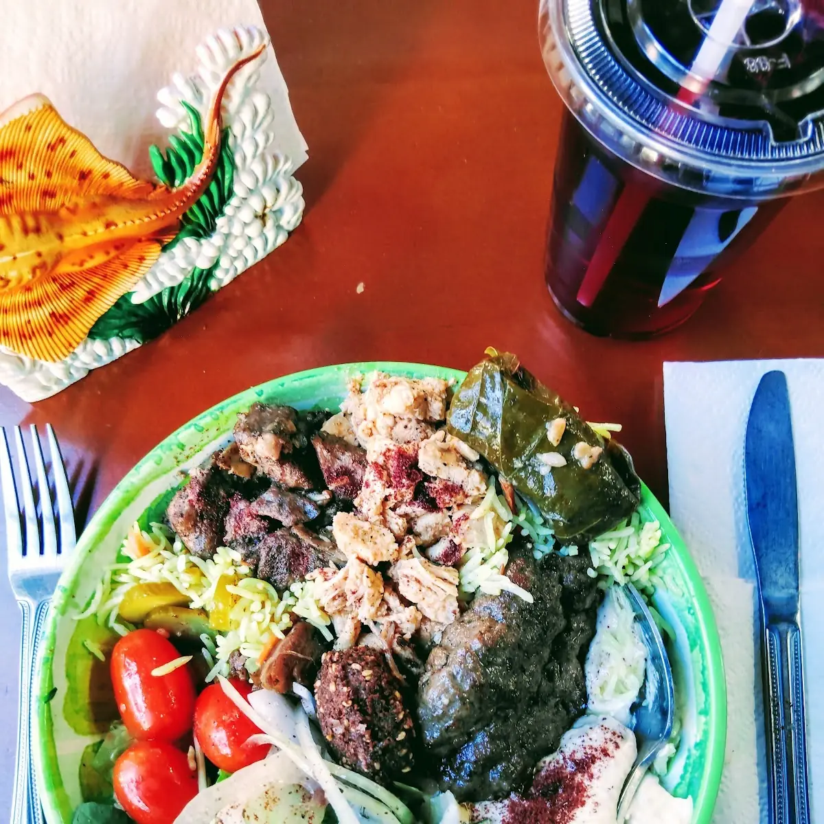 Falafel Grape Leaves