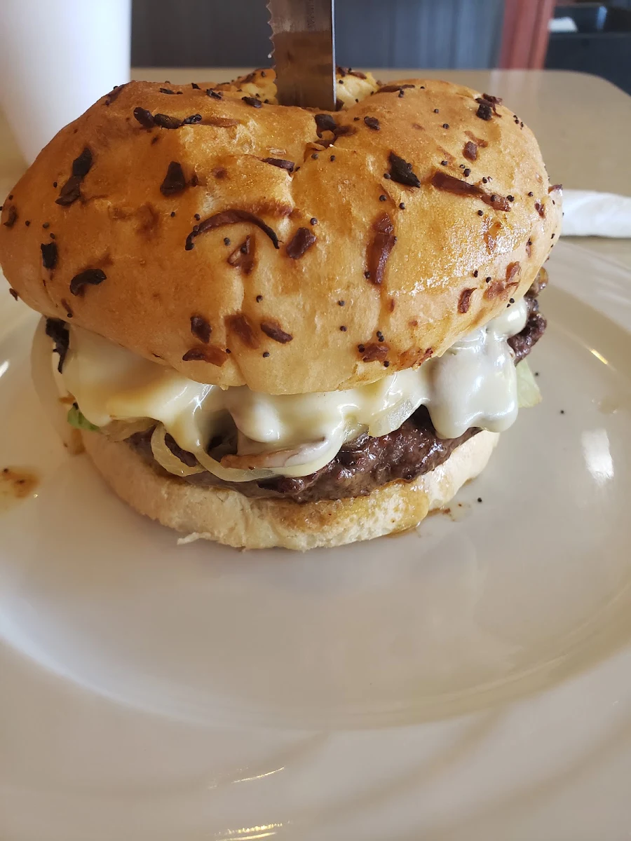 Mushroom Swiss Burger