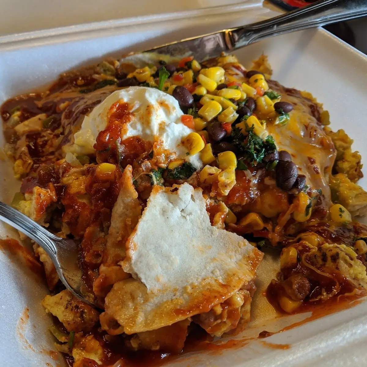 New Day Smothered Breakfast Burrito