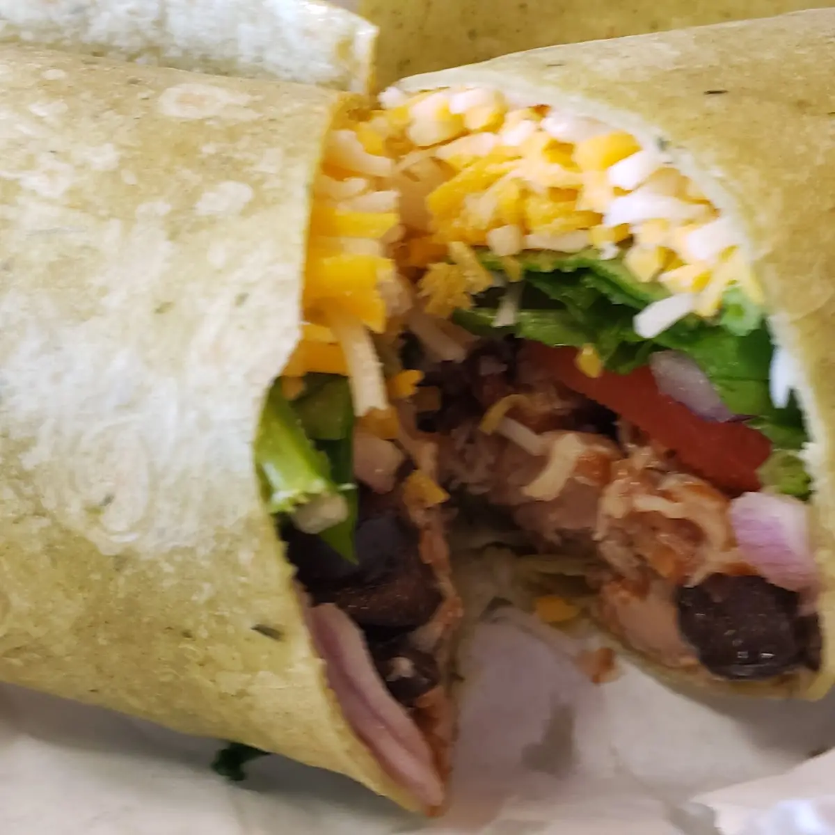 Sesame Ginger Glazed Chicken Wrap