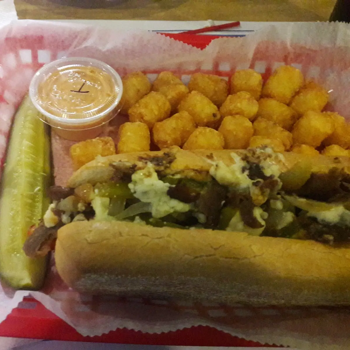 Philly Cheese Steak with Gorgonzola