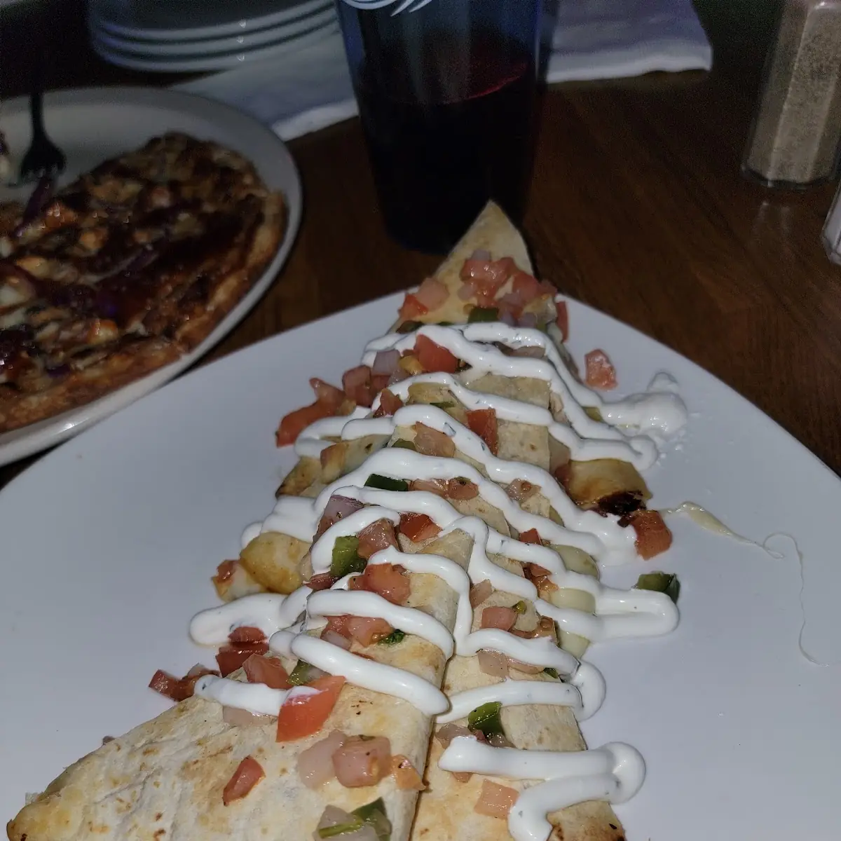 Tequila Lime Chicken Quesadilla