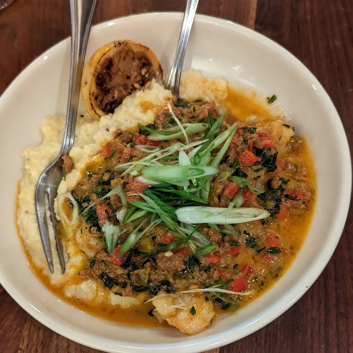 Tupelo's Shrimp & Grits GF