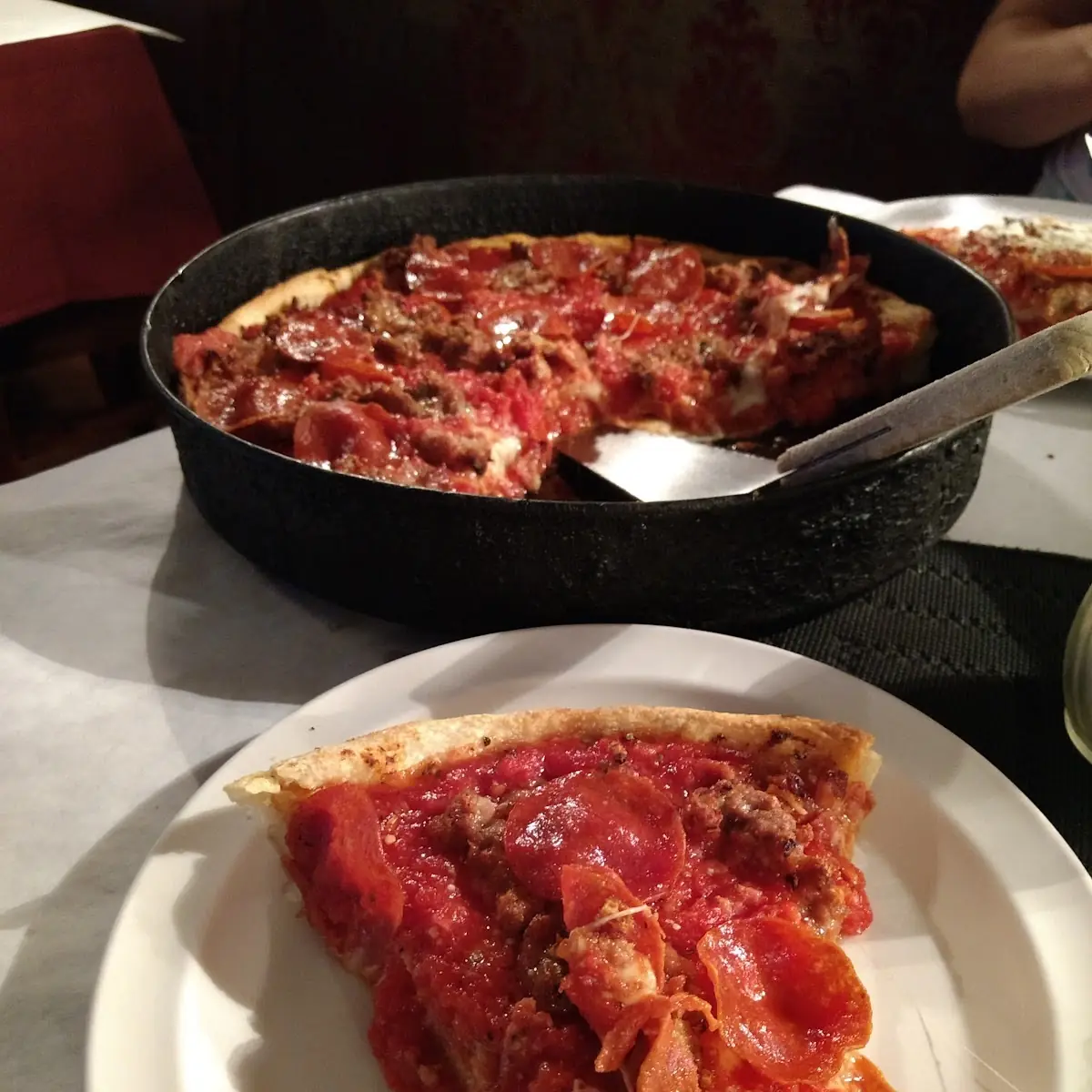 Deep Dish Meat Beast Chicago Pizza