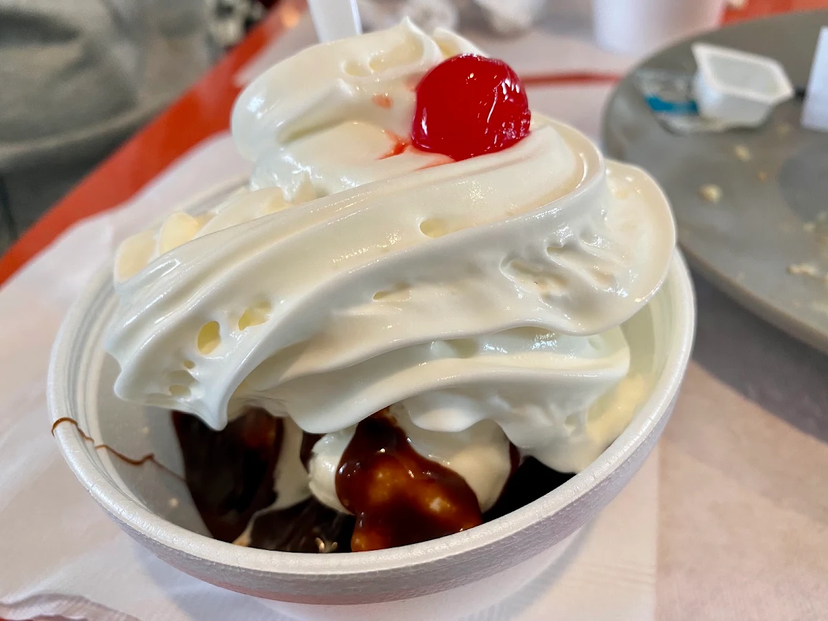 Double Scoop Hot Fudge Sundae