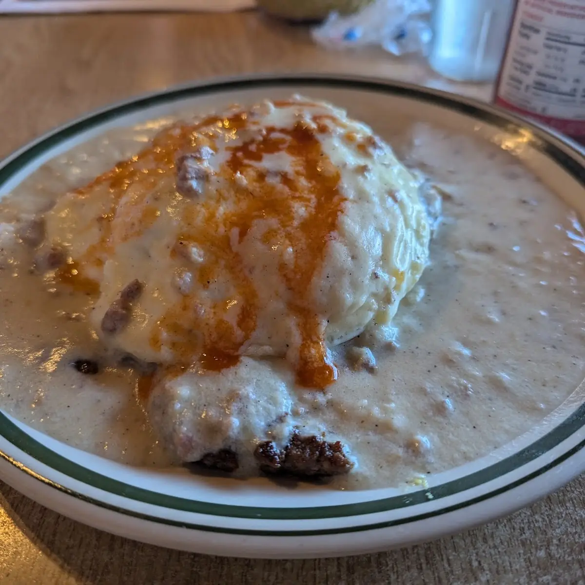 Small Biscuit & Gravy Two Egg