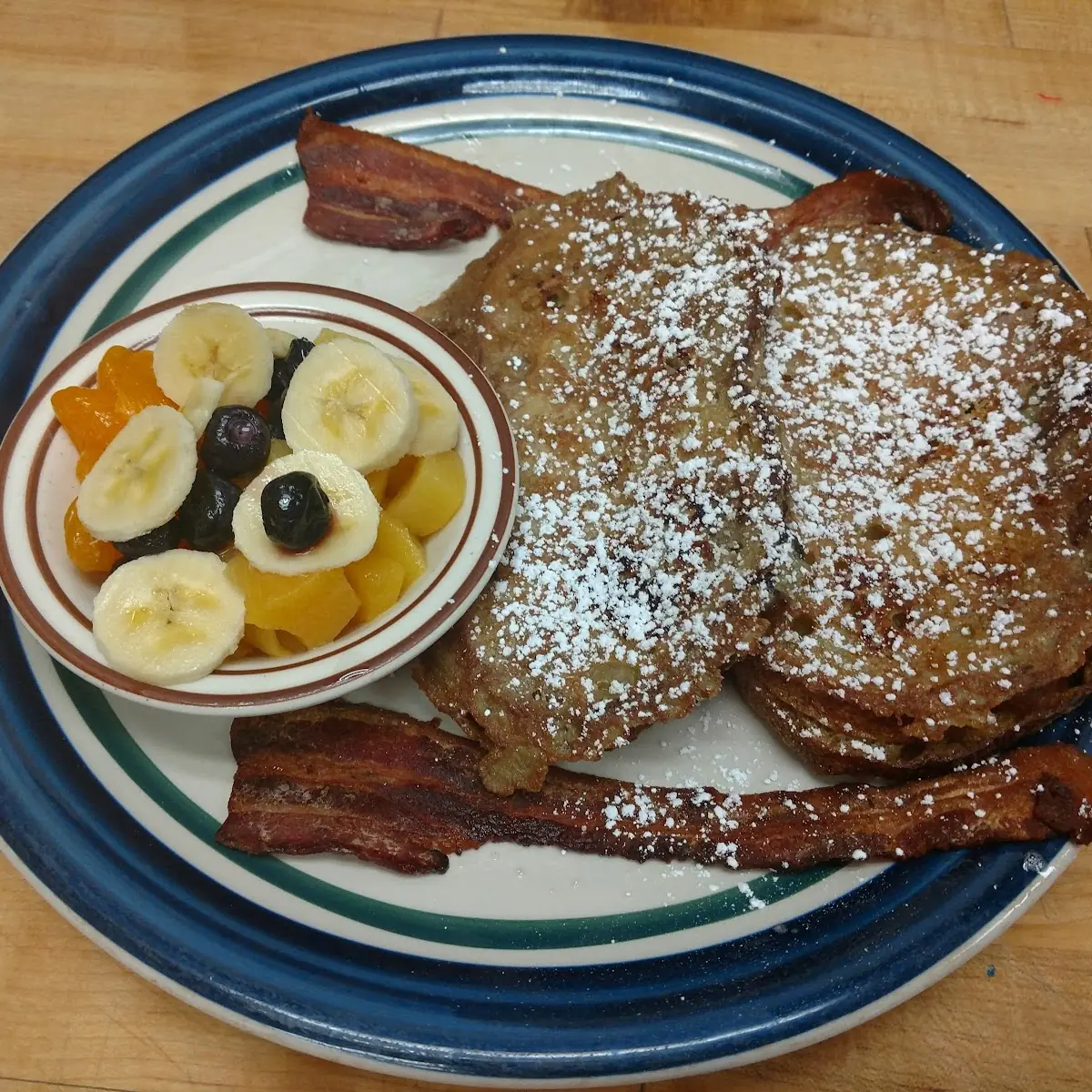 Marscapone Stuffed French Toast