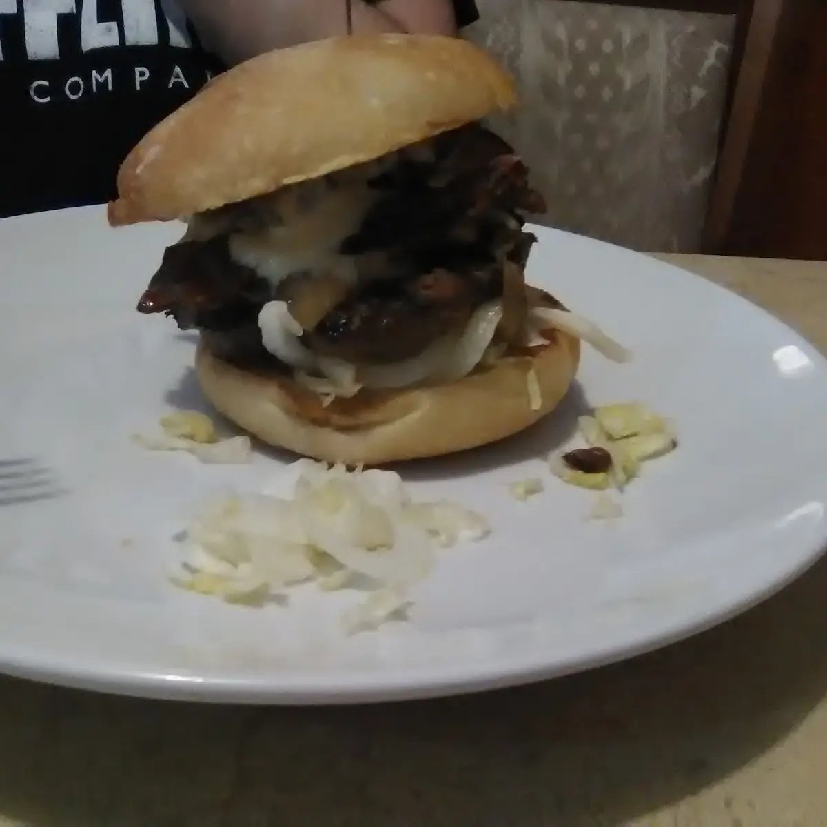 Alpine Burger Aka Mushroom & Swiss