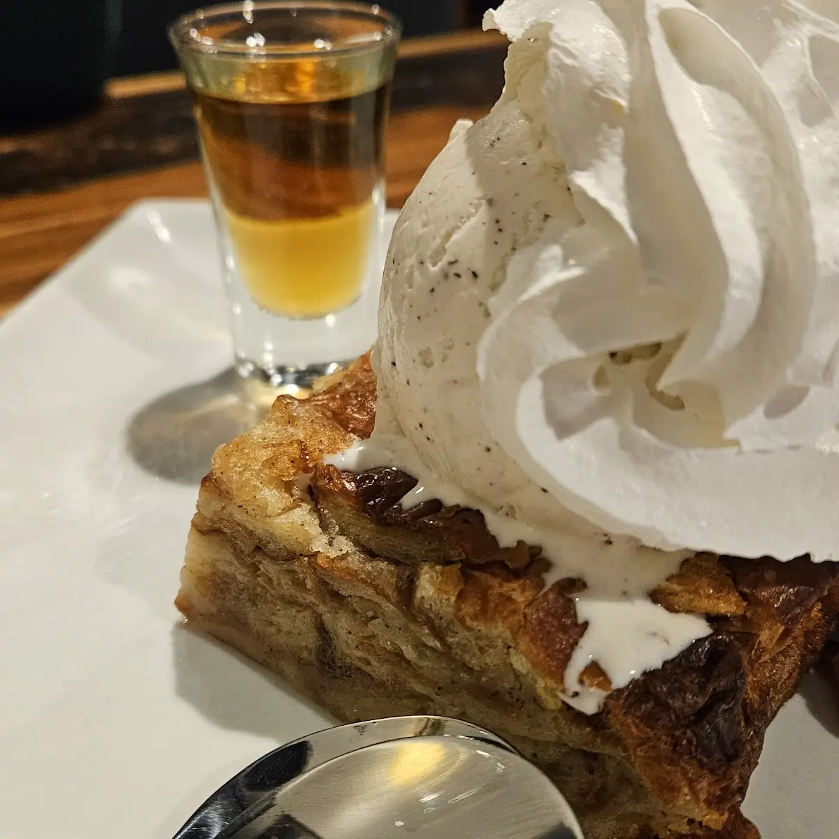 Croissant Bread Pudding With