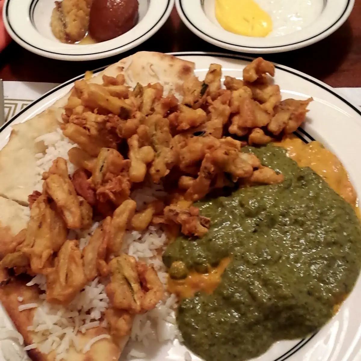 Buffet with Fried Vegetables