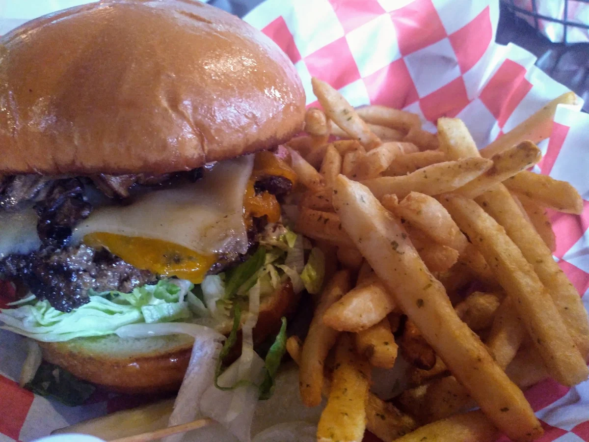 Mushroom Swiss Burger