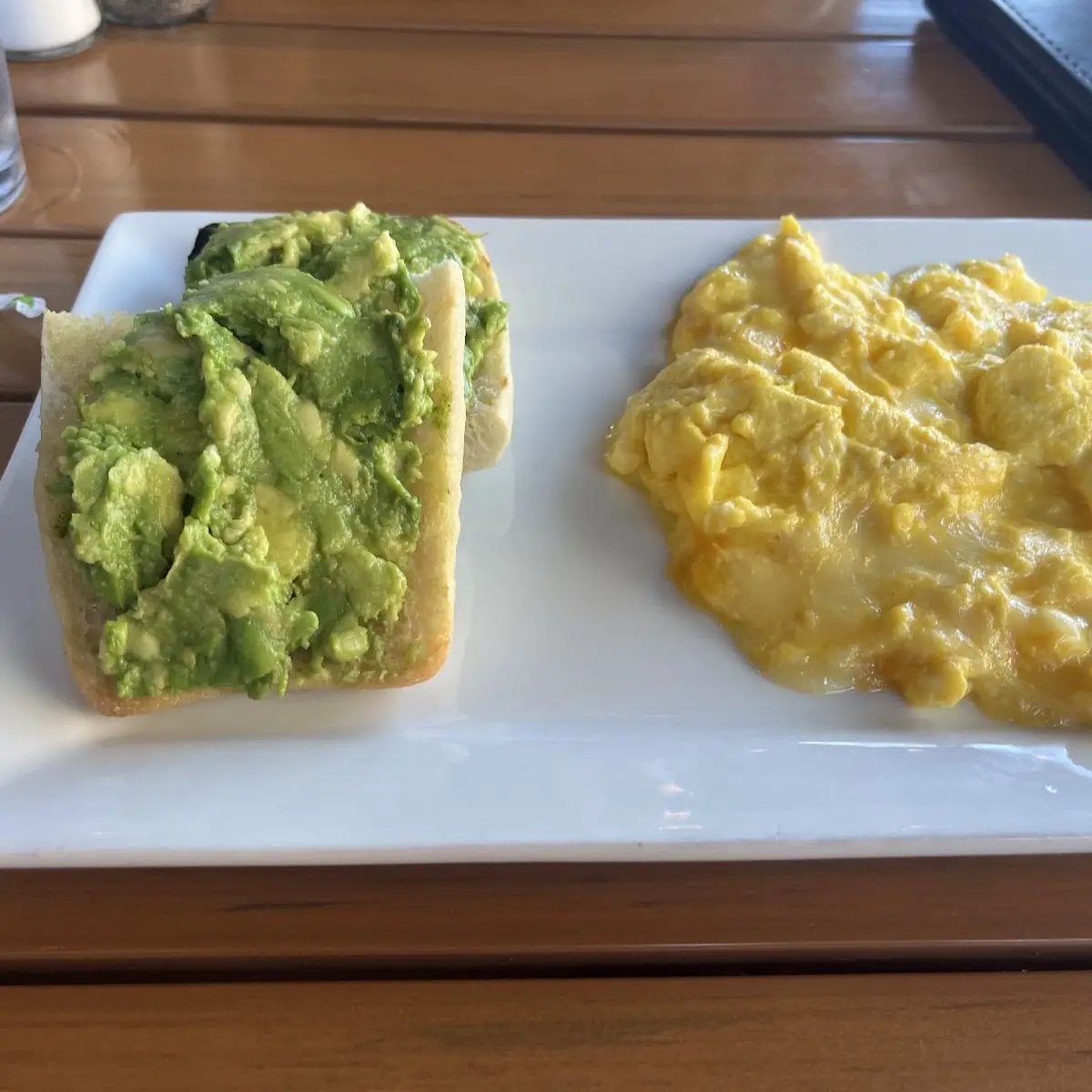 Avocado Toast with Cheesy Eggs