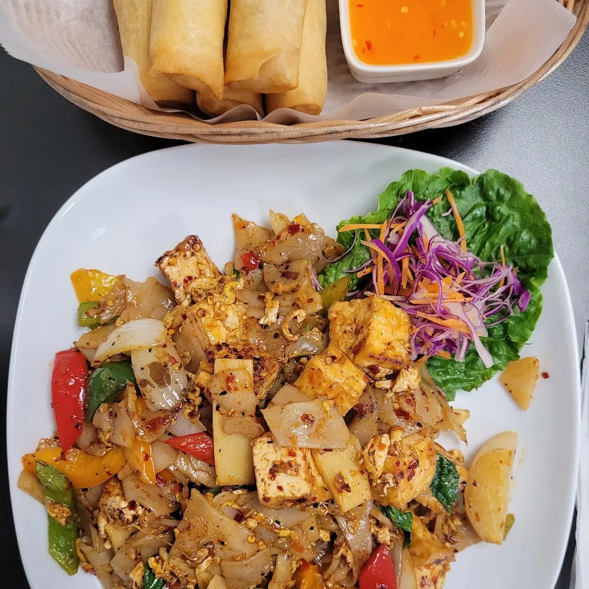 Pad Kee Mow Noodles Lunch
