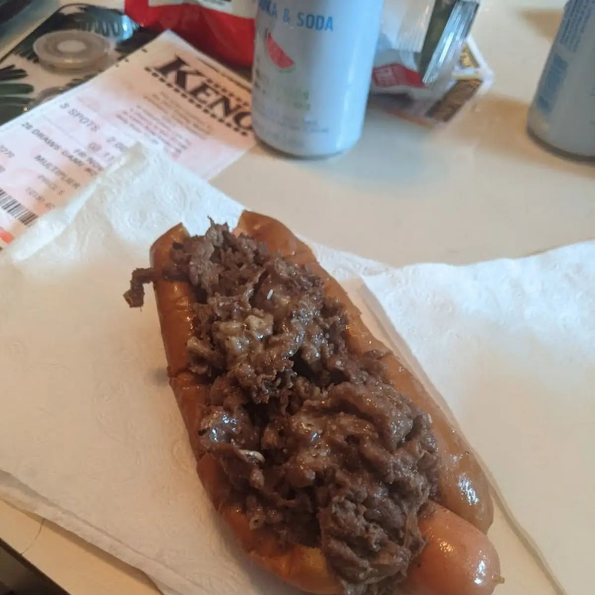 Philly Cheese Hot Dog