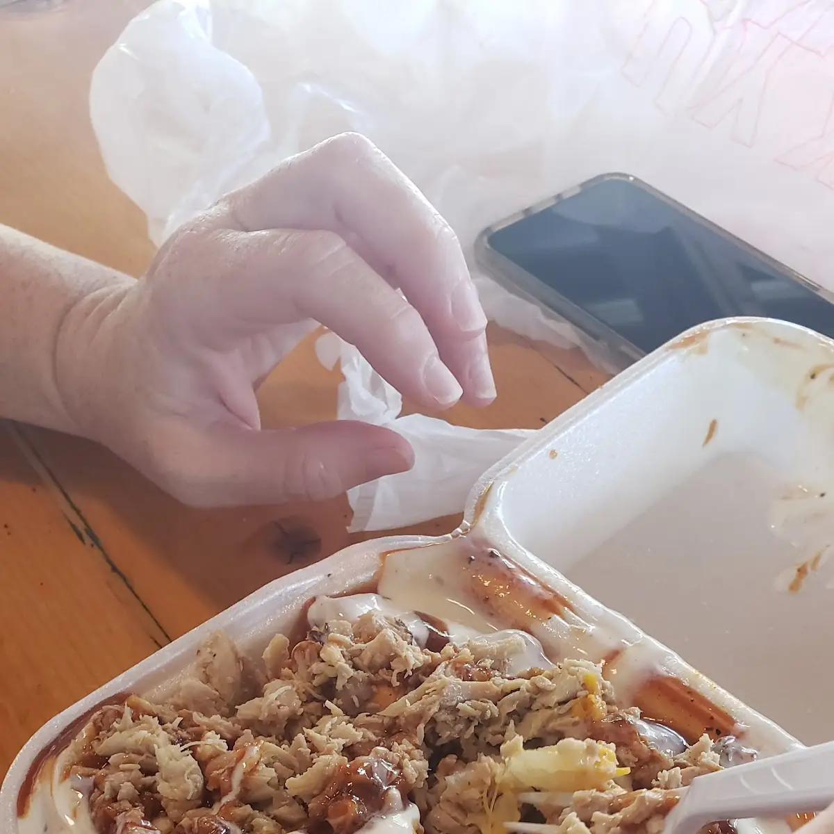 Baked Potato with Chopped Chicken