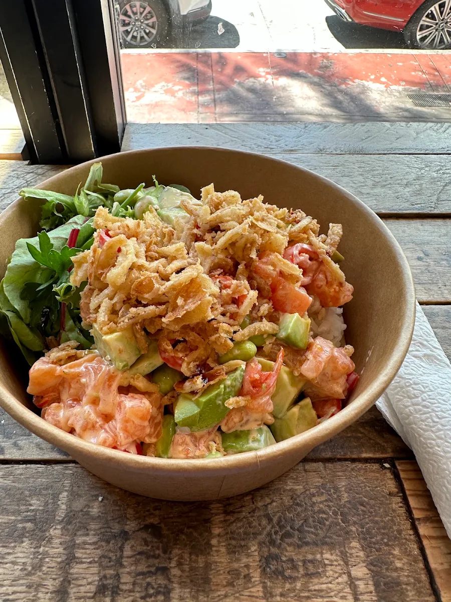 Spicy Salmon Poke Bowl