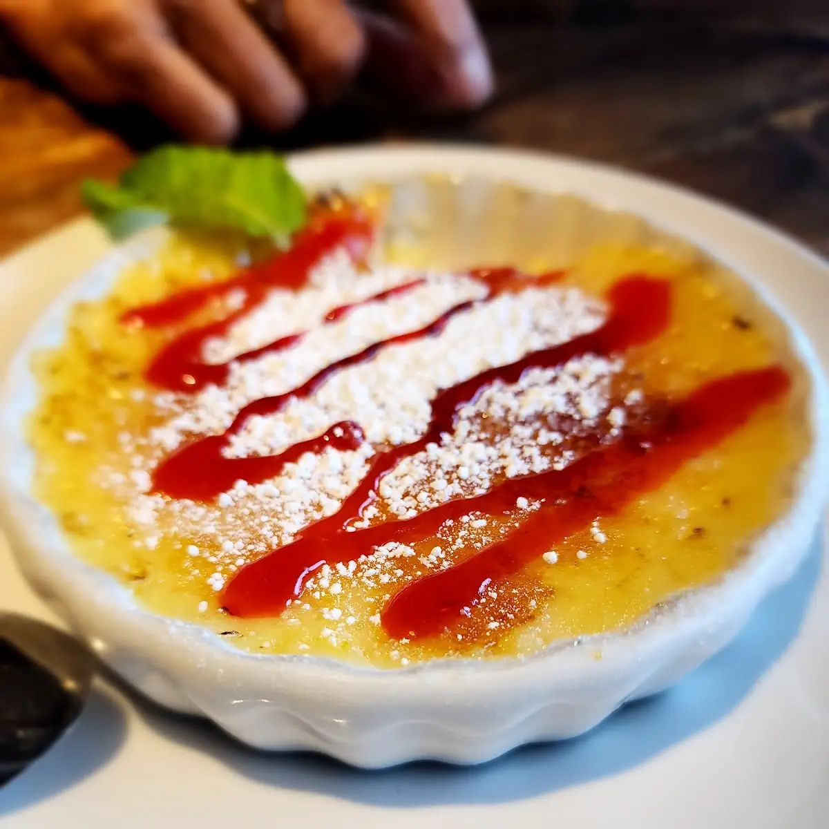 Our Honeymoon Creme Brulee