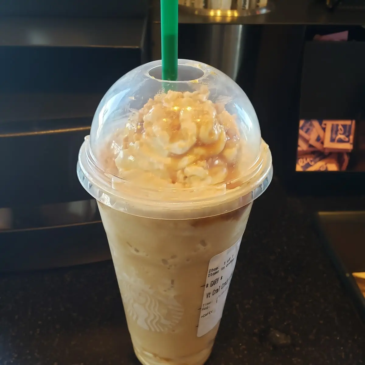 Caramel Frappuccino Blended Beverage