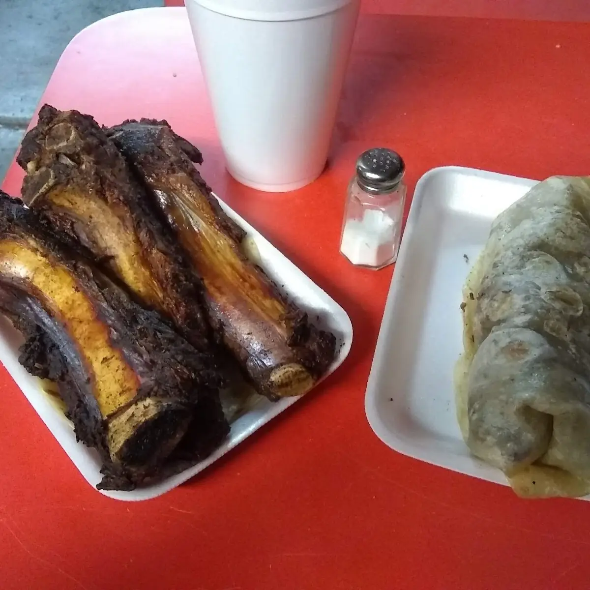 Beef Ribs Carne Asada Burrito