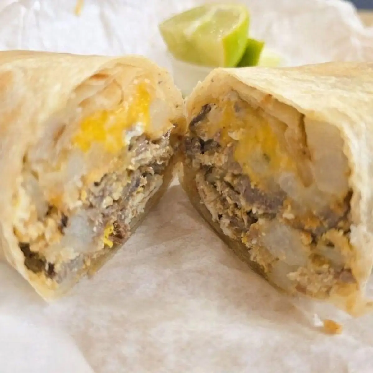 Beef Bean & Cheese Burrito