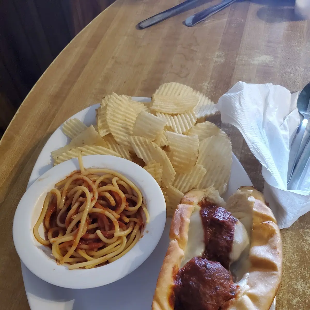 Meatball Sub Spaghetti