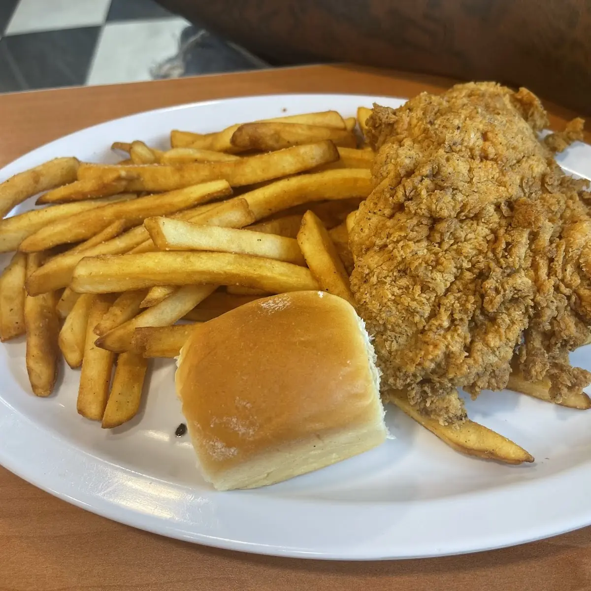 Fried Chicken with Fries