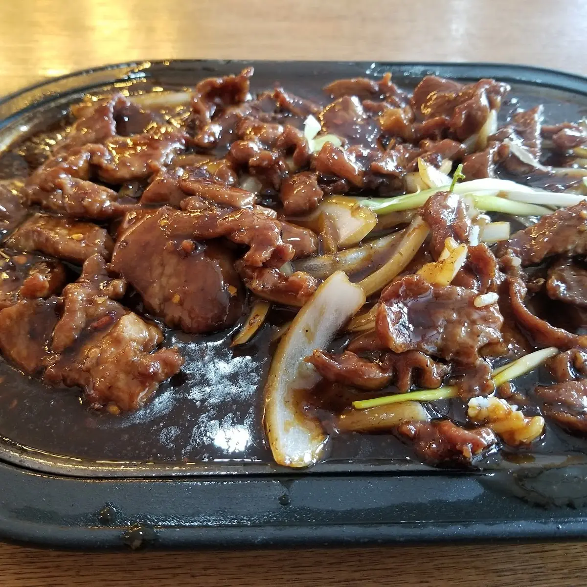 Beef w Garlic Sauce