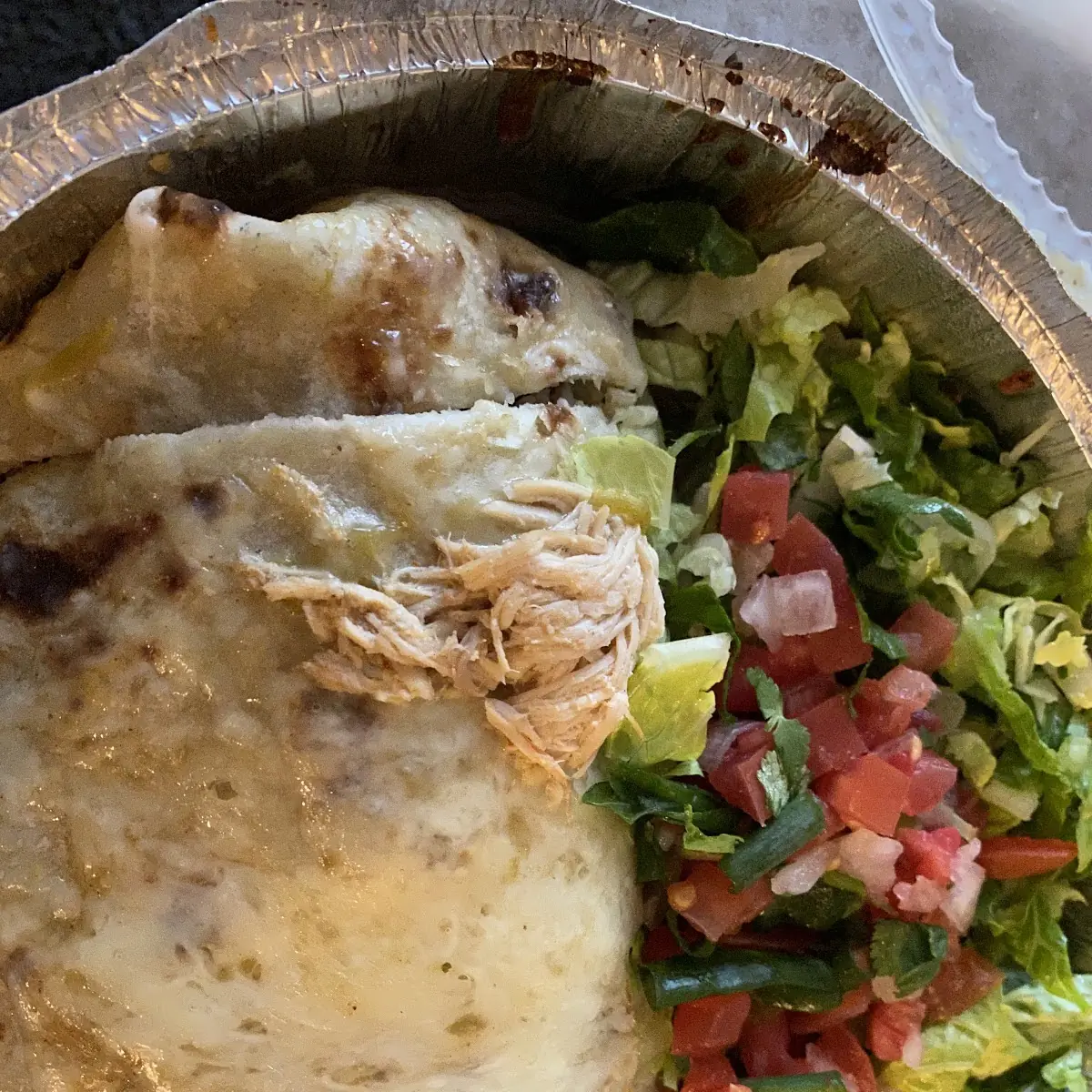 Chicken Burrito Enchilada Style