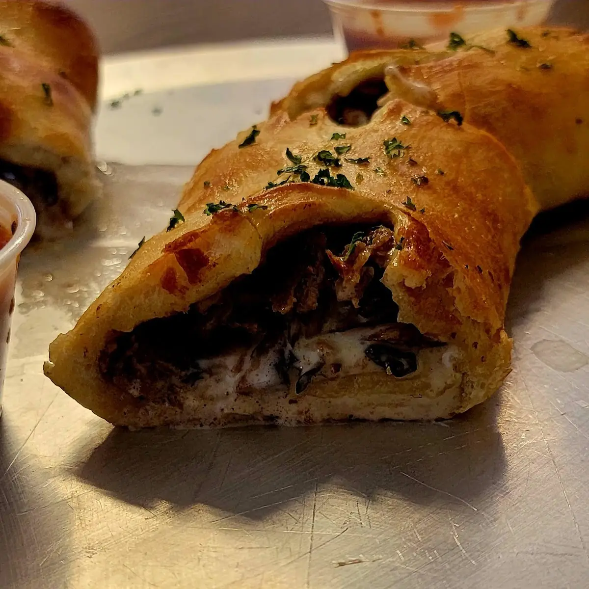 Chicken Bacon Ranch Stromboli