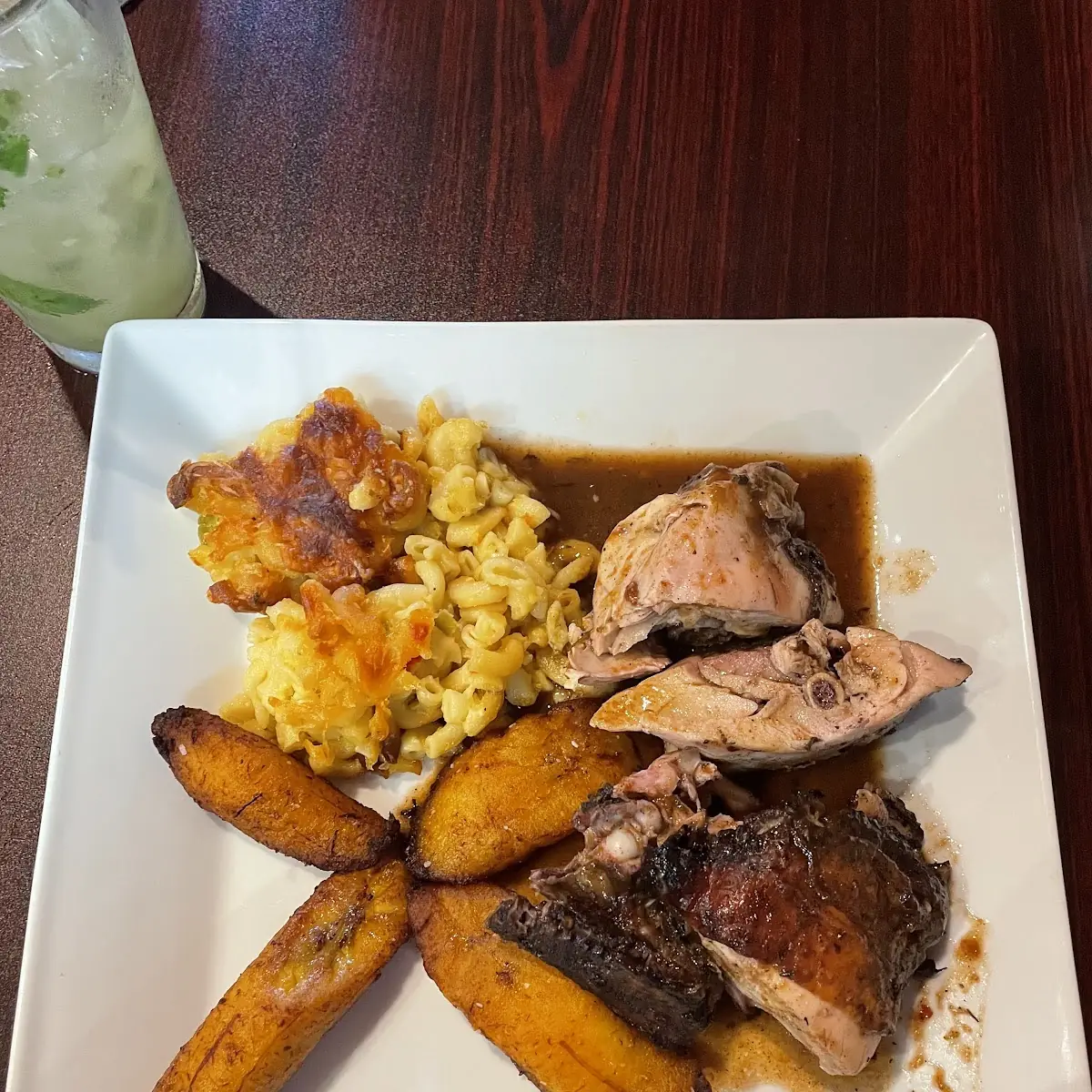 Jerk Chicken Plantains
