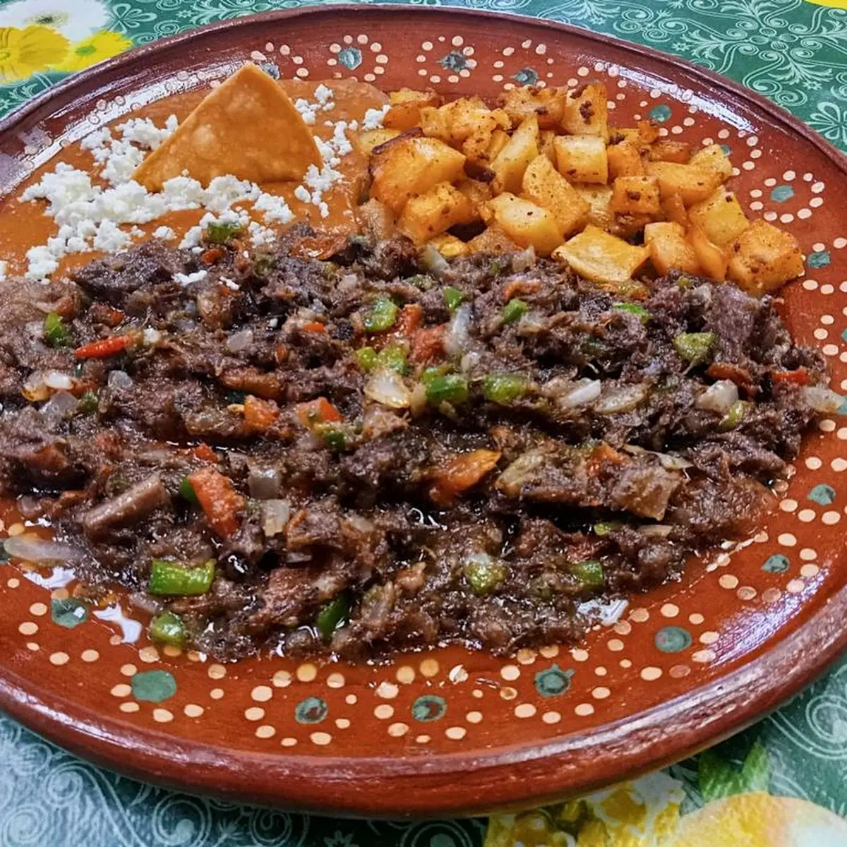 Plato de Barbacoa A la Mexicana