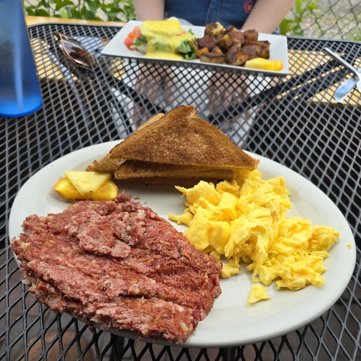 Corned Beef Hash and Toast