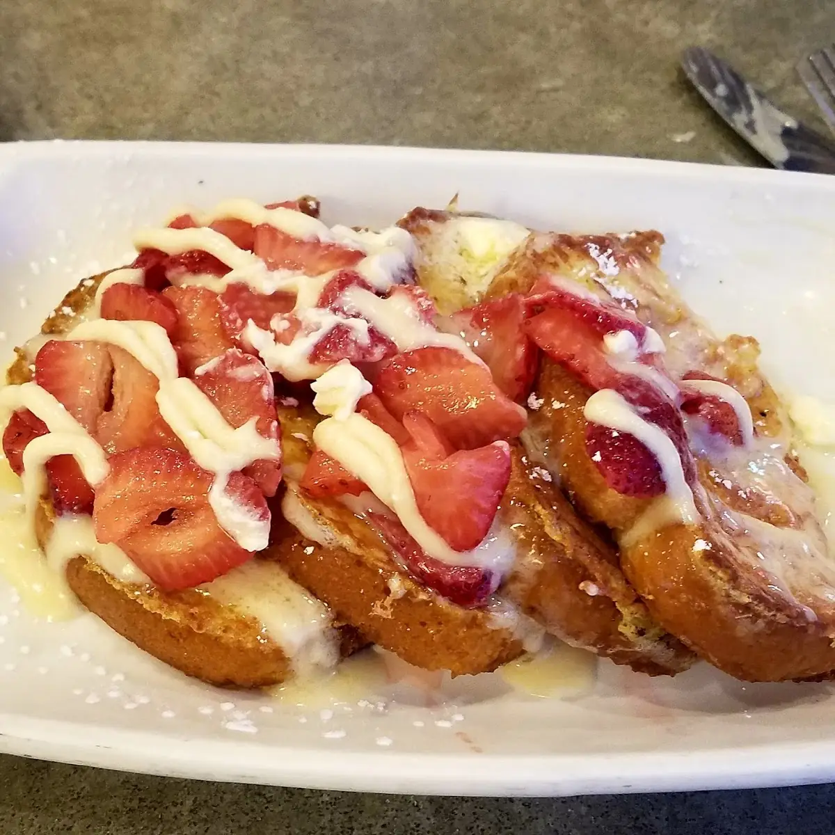 French Toast on Italian Bread