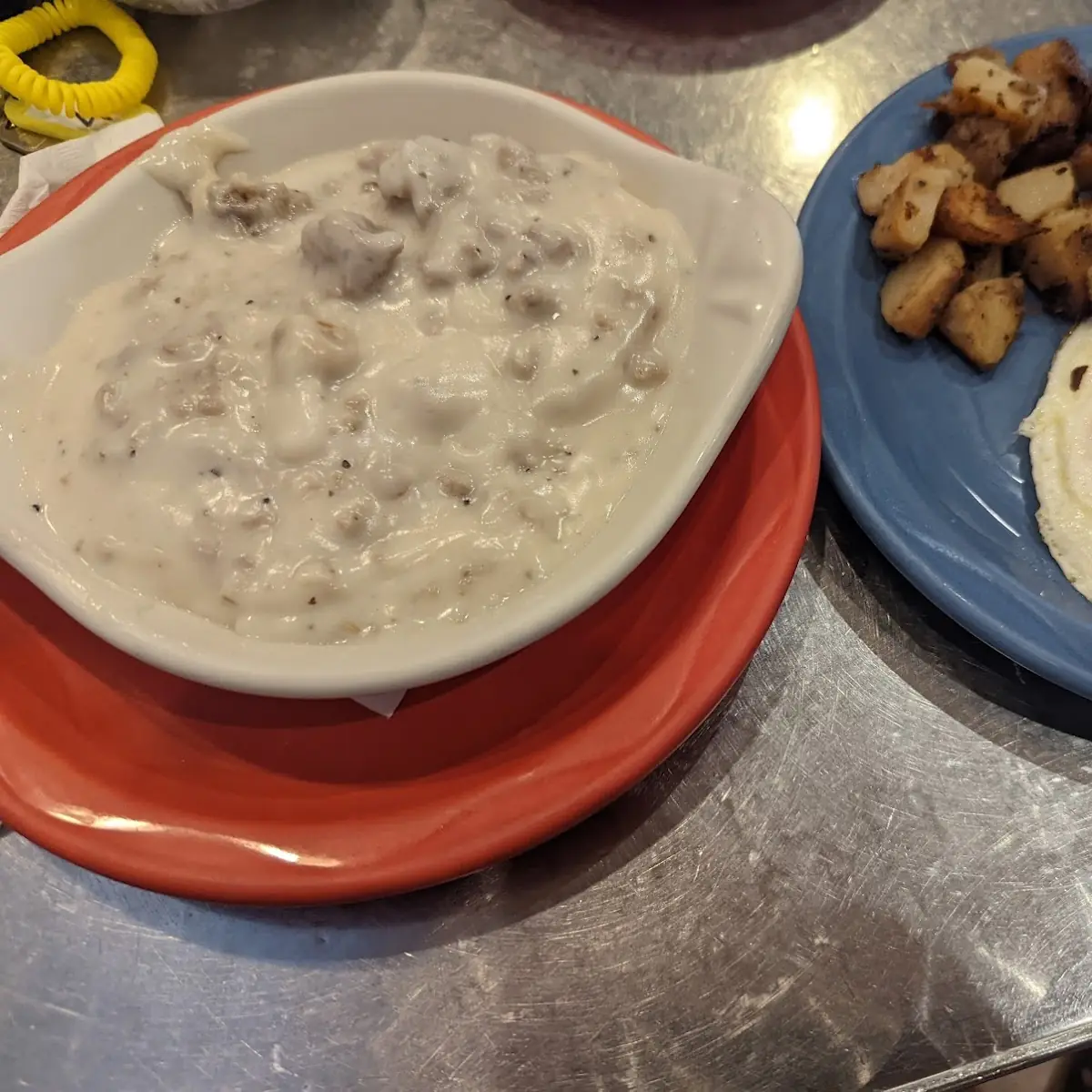 Two Egg hf Sausage Gravy & Biscuit