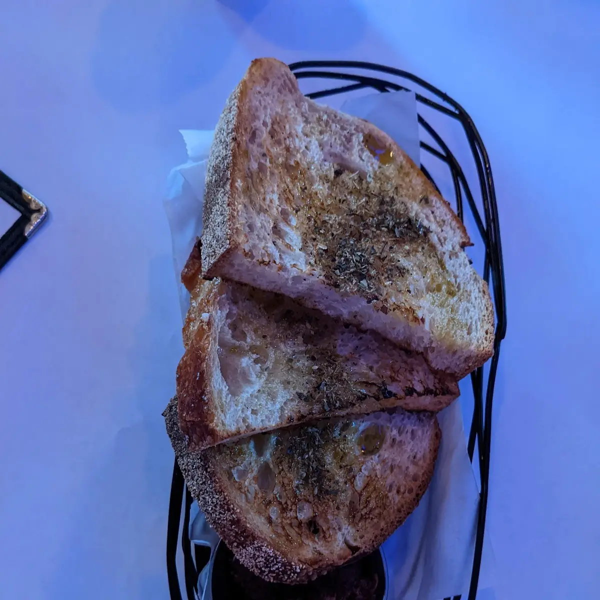 Toasted Bread with Olive Tapenade