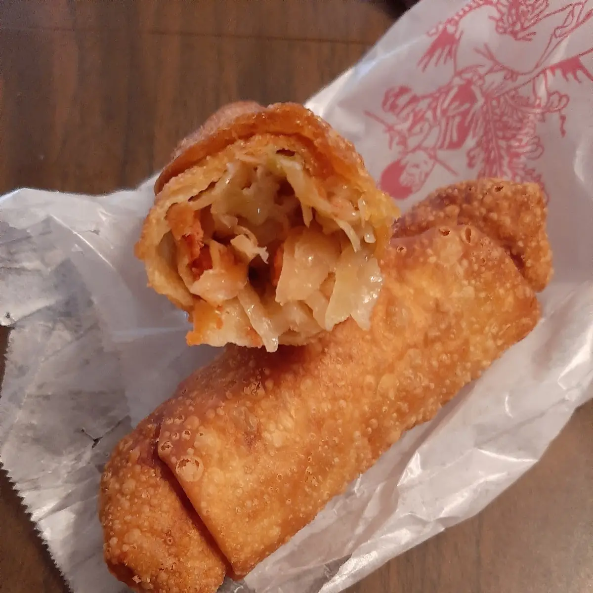Roast Pork Egg Roll