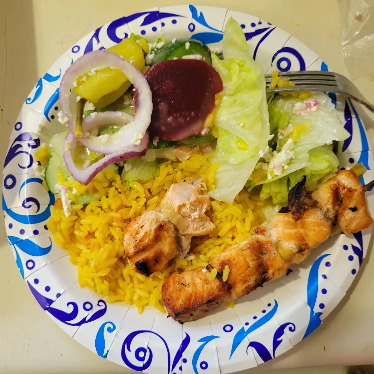 Grilled Salmon Skewers