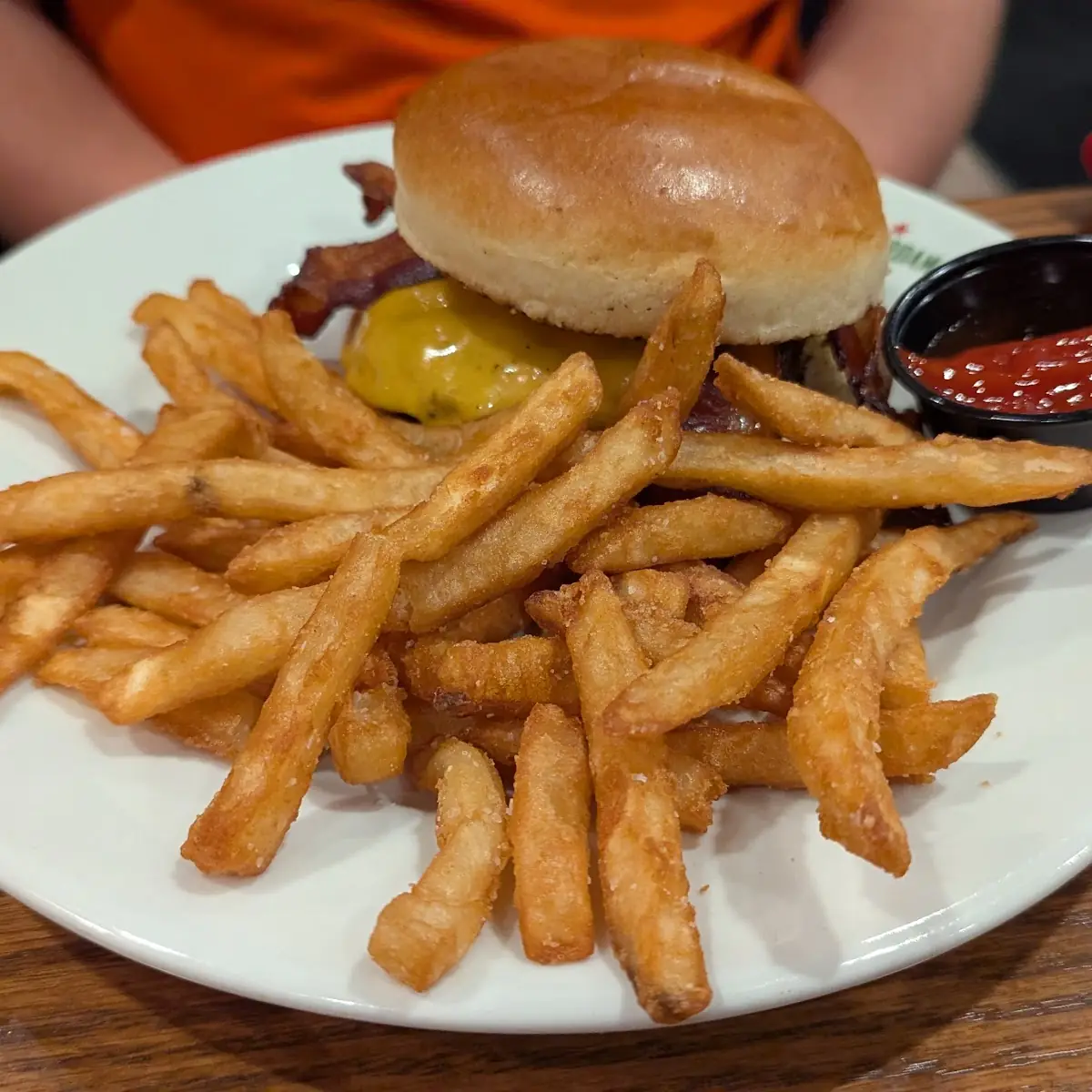 Bacon Cheeseburger with Fries