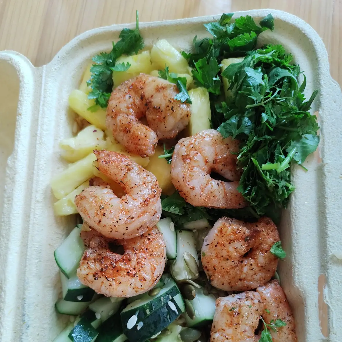 Grilled Shrimp Island Bowl