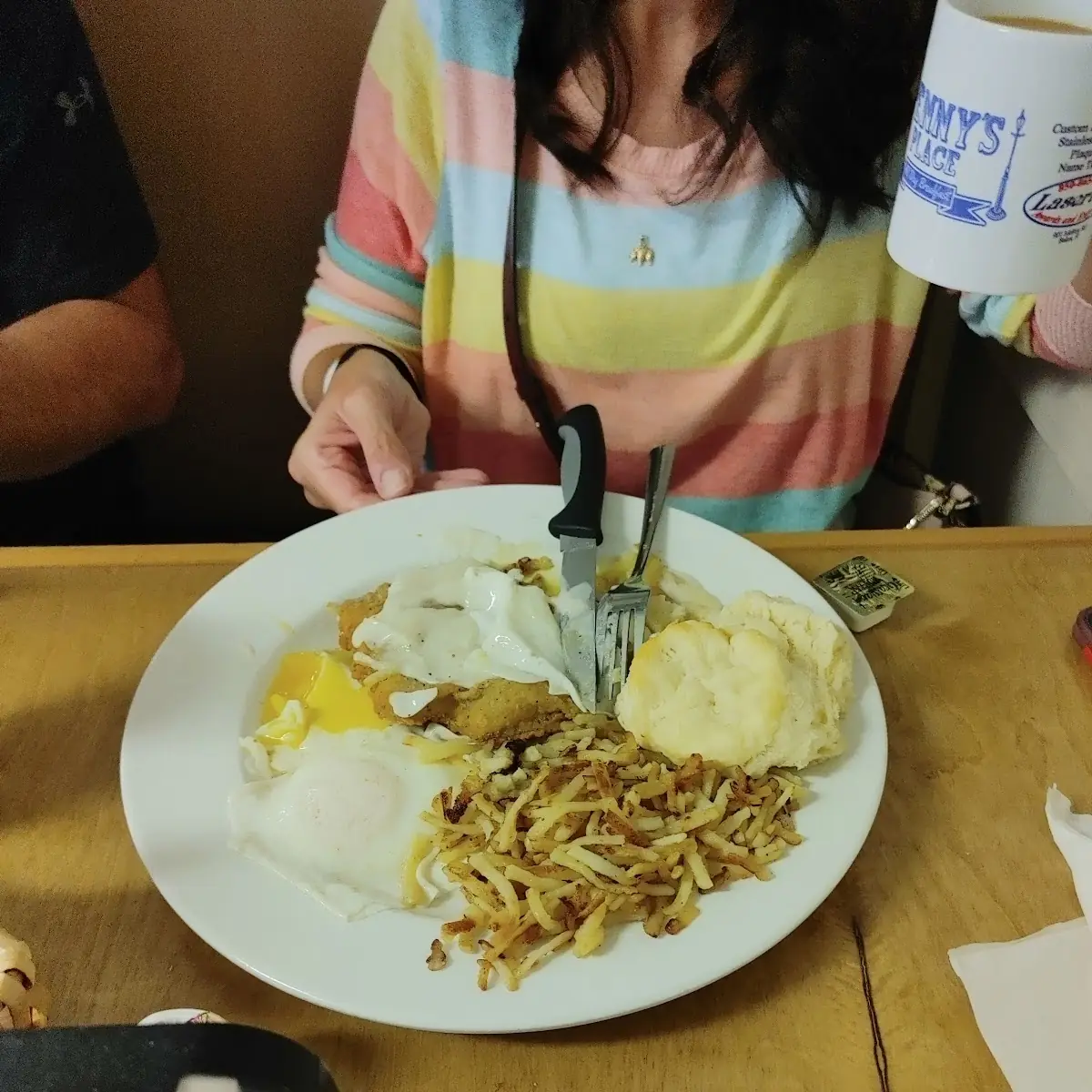 Chicken Fried Steak and Eggs