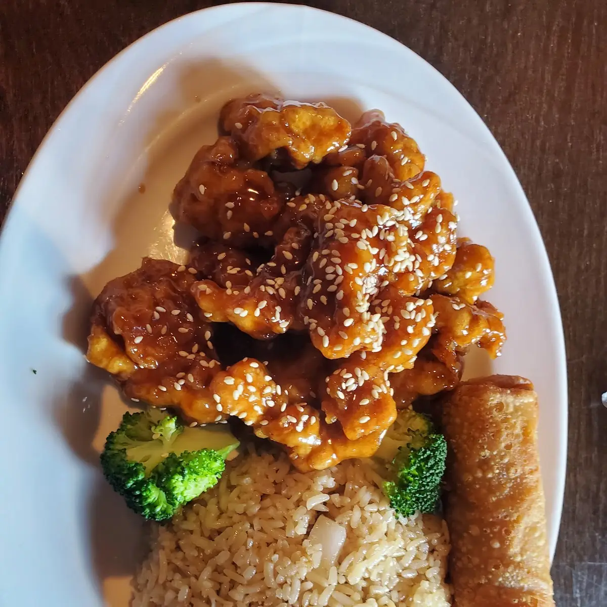 Sesame Chicken w Fried Rice