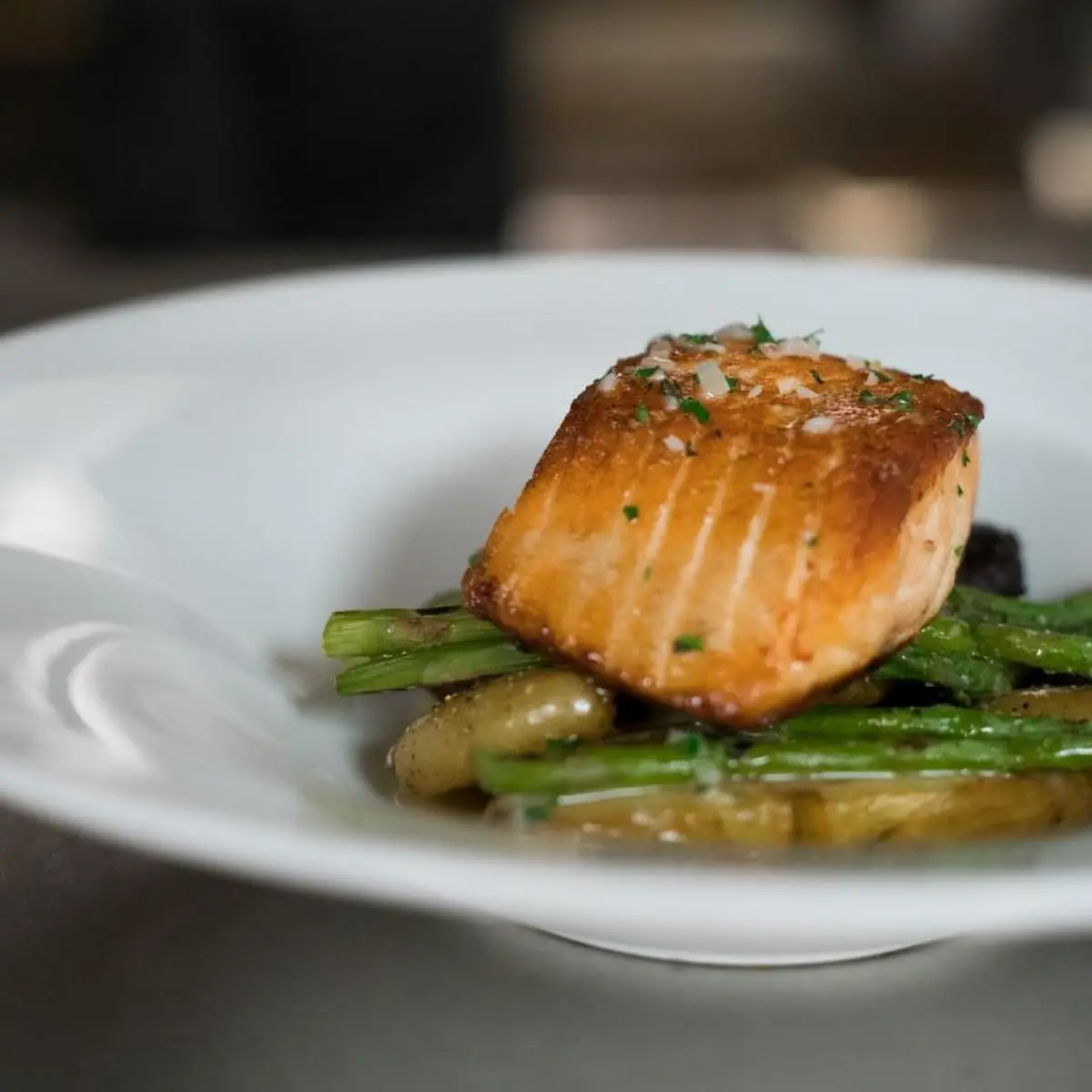 Pan Seared Atlantic Salmon