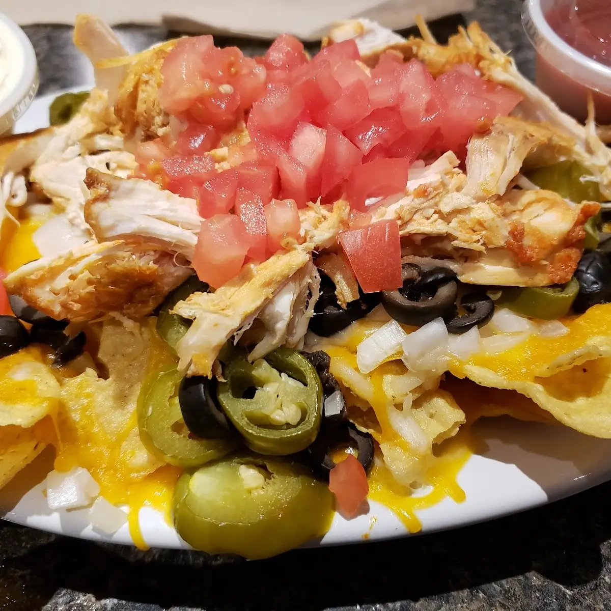 Loaded Chicken Nachos