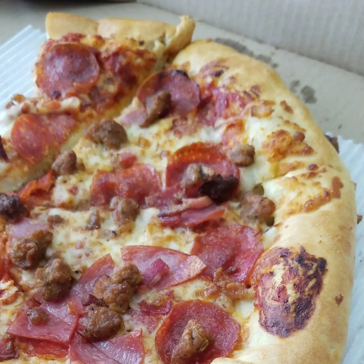 Stuffed Crust Meat Lovers Pizza