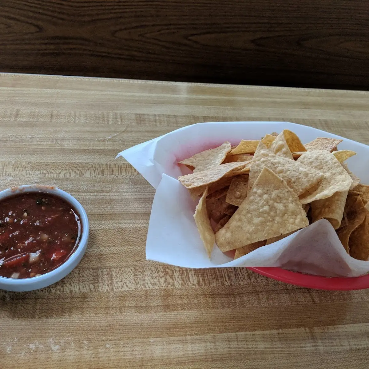 Complimentary Chips and Salsa