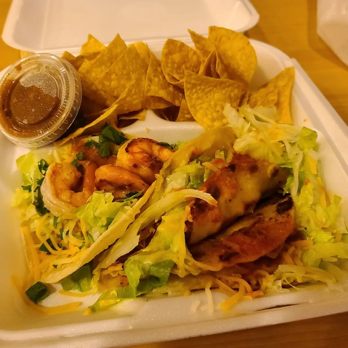 Shrimp and Chicken Tacos